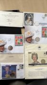 Four Queen Elizabeth II Coin First Day Covers
