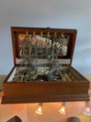 Unsorted costume jewellery & jewellery box