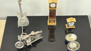 Collection of novelty clocks