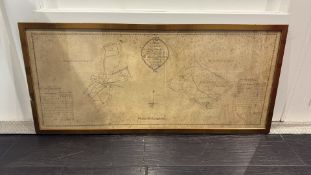 1780 Lancashire Estate Map of Mawdesley & Rivington