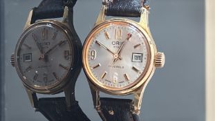 Ladies Oris star wristwatch with date app at 3 o c