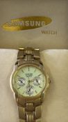 Samsung wristwatch with sapphire crystal requires