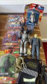 Mixed lot of Doctor Who, Star Wars and comic action figures, c.2005“