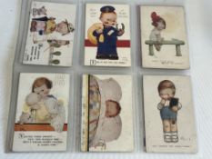 12 Mable-Lucy-Attwell postcards
