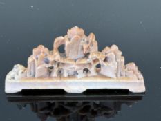 Carved oriental soapstone
