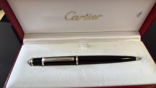 Cartier ballpoint pen in original case