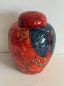 12'' Large Poole pottery ginger jar