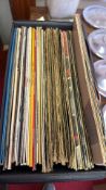 Box of c.40 assorted vinyl LP records
