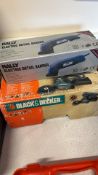 Rally detail sander and Black & Decker disc sander, boxed (2)