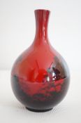 Royal Doulton flambe woodcut vase No 1606