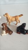 Seven Beswick ceramic miniature animal figurines