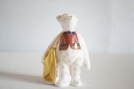 Boxed Royal crown derby shopper bear firsts