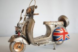 Metal union jack scooter