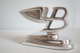 Chrome Bentley B on base