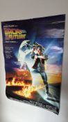 Back to the future movie poster, minor tear to top