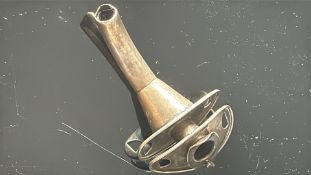 Hallmarked Sterling Silver tracheostomy London, 1935