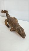 Mid-20th Century Taxidermy Juvenile Crocodile