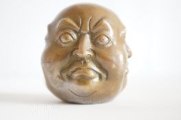 Bronze 4 faced buddha
