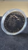 2008 Alderney 5 pound silver coin