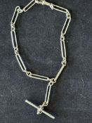 Sterling silver watch chain Birmingham 1906 (HA &