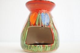 Anita Harris oil burner crocus pattern signed in g