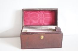 Leather letters & envelope box