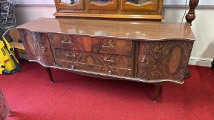 Stonehill Furniture walnut veneer sideboard, c.1960