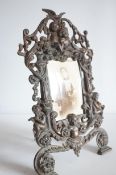 Cast iron Victorian picture frame
