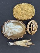 Bag of gold plated jewellery