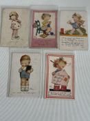 Assorted Mable Lucy Attwell postcards