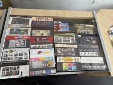 Collection of 18 1st class presentation packs