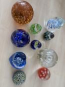 Collection of paperweights