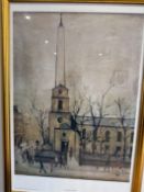 L S Lowry limited edition 231/1500 printed by John