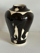 Moorcroft elephant carousel vase Height 22 cm Kerr