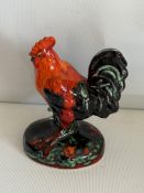 Anita Harris cockerel signed in gold