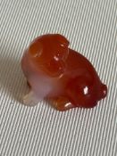 Jade carved dog