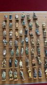 c.60 del Prado â€˜Men at Warâ€™ 54 mm WWII painted metal figures with booklets