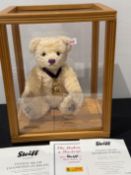 Steiff diamond jubilee 2012 in display case