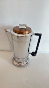Swan Brand chrome electric coffee percolator, model 580