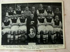 Early autograph album, page 1, 2, 3 & 4 Arsenal fo