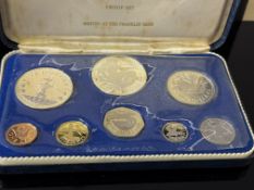 First national coinage of Barbados proof set minte