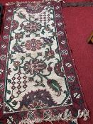 Possibly indian woven rug 170 cm x 93 cm