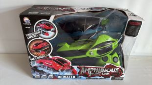 Xiongqi â€œAmphibious Stunt Carâ€ RC vehicle