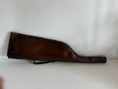 Leather Mutton chop gun case