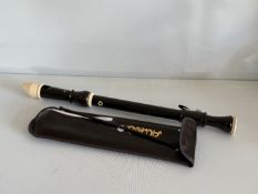 Aulos adult recorder & case