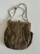Victorian purse & contents