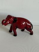 Royal Doulton flambe elephant