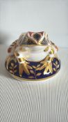 Royal Crown Derby Imari Palette Frog Paperweight