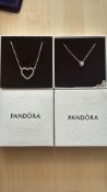 2x Pandora chains & pendants in original boxes