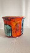 Poole Pottery â€œDelphisâ€ earthenware vase